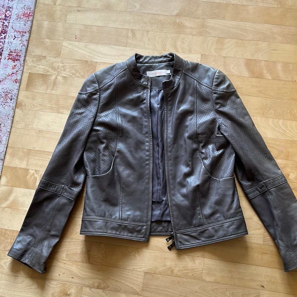 Tory Burch leather jacket